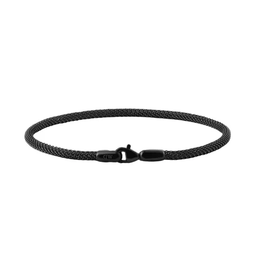 Vòng Đeo Tay Daniel Wellington Mesh Melrose Màu Đen 205mm