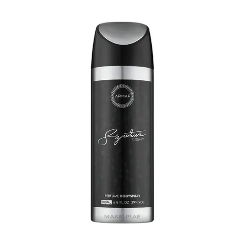 Xịt Thơm Toàn Thân Nam Armaf Signature Night Deodorant Body Spray For Men 200ml