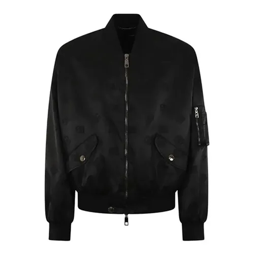 Áo Khoác Dolce & Gabbana D&G Heren Sicily Jacket Logo In Black G9XQ9T FJSB7 N0000 Màu Đen Size 44