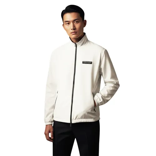 Áo Khoác Nam Armani Exchange Jacket 6RZB04 ZNICZ 6111 Hai Mặt Màu Đen Trắng Size 44