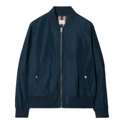 Áo Khoác Nam Burberry Ellon Bomber Zip Up In Navy 8084238 Màu Xanh Navy Size 50