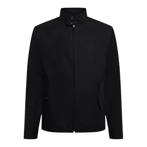 Áo Khoác Nam Burberry Lightweight Solid Zip-up In Black 8084222 Màu Đen Size 44