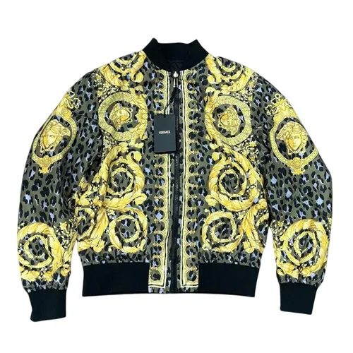 Áo Khoác Nam Versace Jacket 1012269 1A15952 5GB50 Màu Vàng Đen Size 50