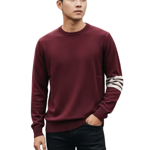 Áo Len Nam John Richmond UMA24101MA Wine Màu Đỏ Nâu Trầm Size XS