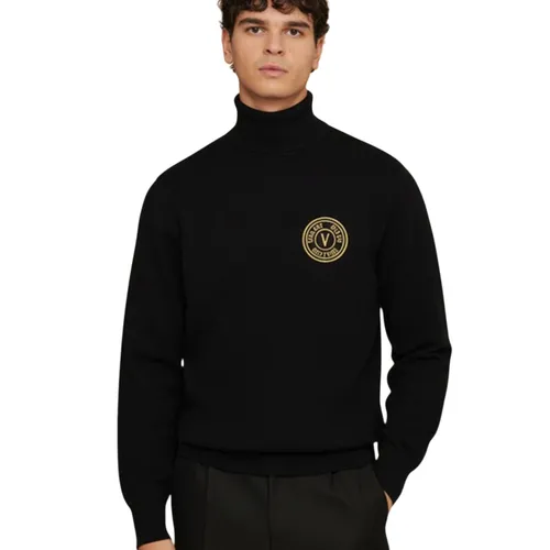 Áo Len Nam Versace 77GAFM07 CMH41 G89 Màu Đen Size S