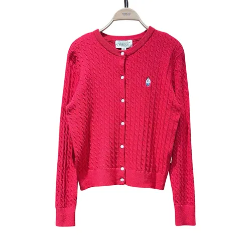 Áo Len Nữ WHOAU SS25 WHCKG2325F Màu Đỏ