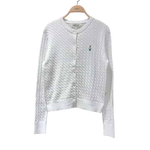 Áo Len Nữ WHOAU SS25 WHCKG2325F Màu Trắng