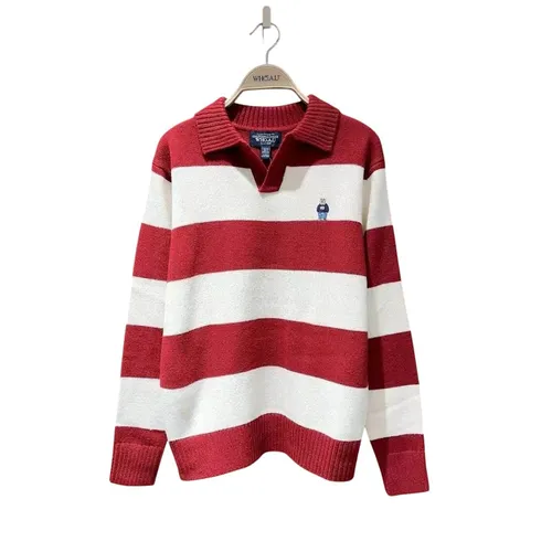 Áo Len Nữ WHOAU Steve WHKAE4923U Màu Đỏ Trắng Size M