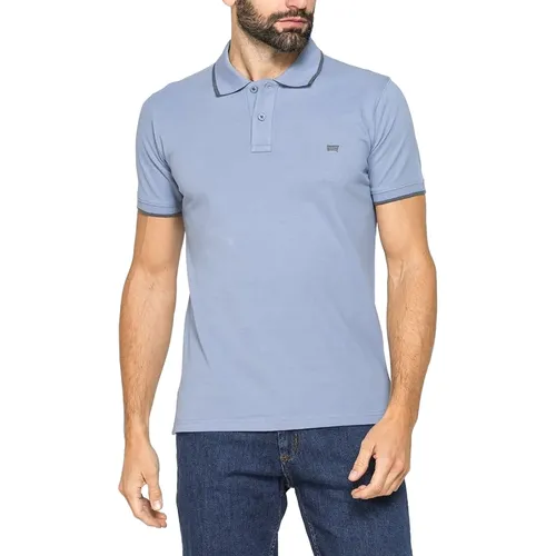 Áo Polo Nam Carrera Jeans 819A0075A_833 Màu Xanh Blue Size M