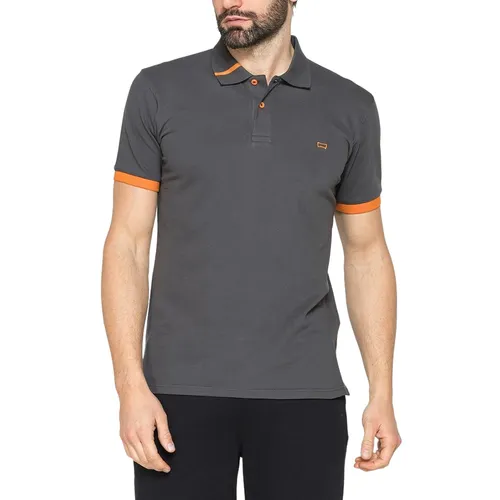 Áo Polo Nam Carrera Jeans 819E0079X_890 Màu Xám Size M