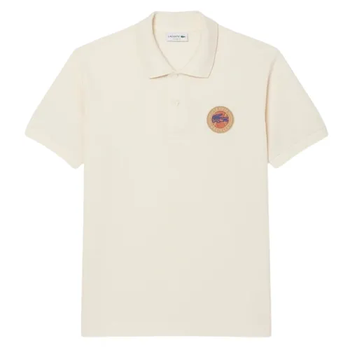 Áo Polo Nam Lacoste Men's Classic Shirt With Petit Piqué Emblem White PH5915 XFJ Màu Trắng Ngà Size 3