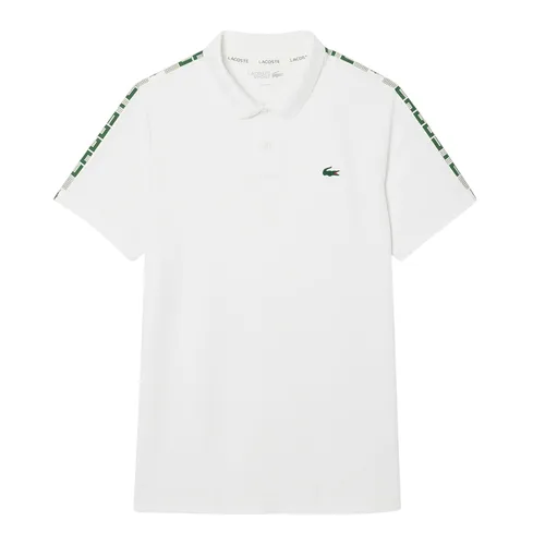 Áo Polo Nam Lacoste Ultra Dry Branded Stripe Tennis DH4759 70V Màu Trắng Size 3