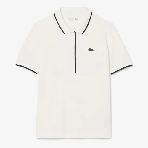 Áo Polo Nữ Lacoste Regular Fit Tennis Thermo-Regulating PF8603-51-EV0 Màu Trắng Size 34