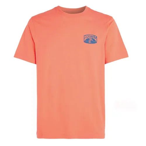 Áo Thun Nam O'Neill Beach Graphic 2850215-12517 Màu Hồng Cam Size XS