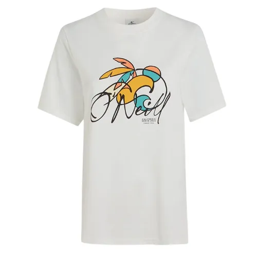 Áo Thun Nữ O'Neill Luano Graphic 1850152-11010 Màu Trắng Size M