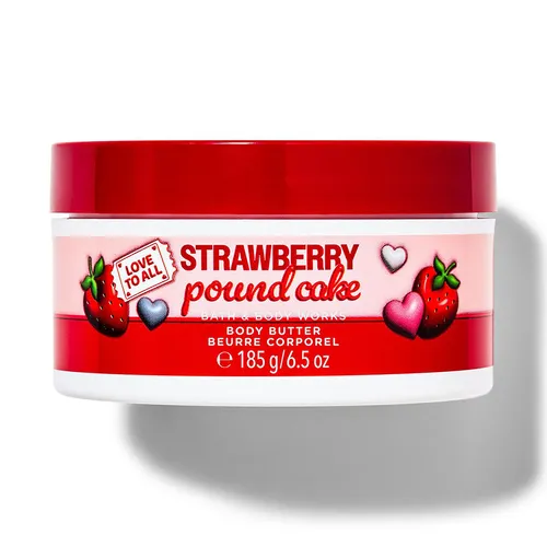Bơ Dưỡng Thể Bath & Body Works Whipped Body Butter Strawberry Pound Cake 185g