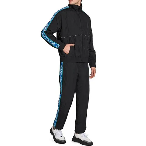 Bộ Thể Thao Nam Versace Jeans Couture Logo Tape 72GA41T-1 Màu Đen Size 48