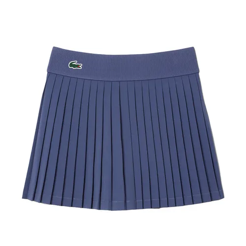 Chân Váy&nbsp;Nữ Lacoste Women's Ultra Dry Lined Tennis Skirt JF8594 51 HIG Màu Tím Xanh Size 34
