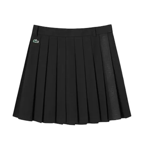 Chân Váy Nữ Lacoste Wool-Like Skirt JF307E 53N 031 Màu Đen Size 34