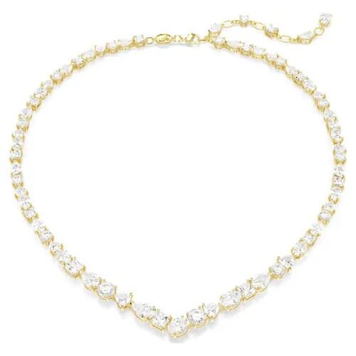 Dây Chuyền Nữ Swarovski Mesmera Necklace Mixed Cuts, White, Gold-tone Plated 5743826 Màu Vàng