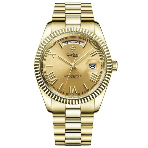 Đồng Hồ Nam Cadisen C8185G-T7 Màu Vàng Gold