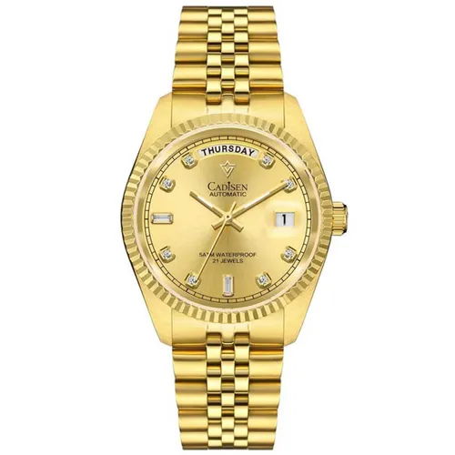 Đồng Hồ Nam Cadisen C8229G-T2 Màu Vàng Gold