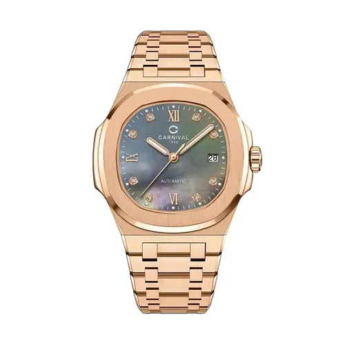 Đồng Hồ Nam Carniva 8160G-VH-DK Màu Vàng Hồng