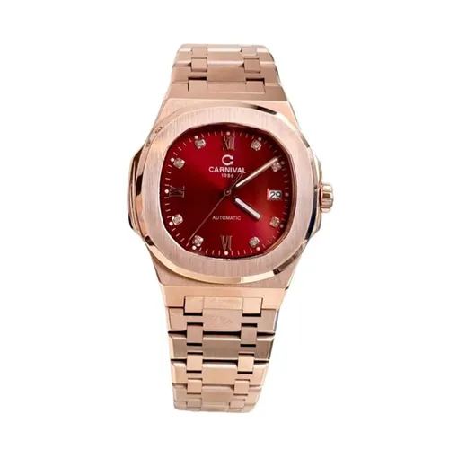 Đồng Hồ Nam Carniva 8160G-VH-DO Màu Đỏ - Vàng Hồng