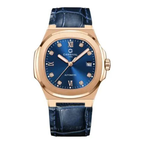 Đồng Hồ Nam Carnival 8160G-VH-DD-X Màu Xanh - Vàng Hồng
