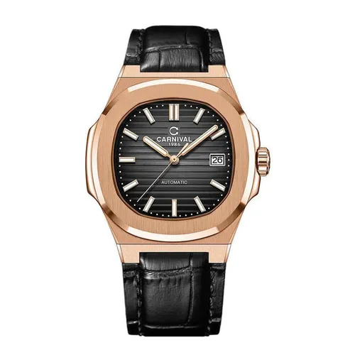Đồng Hồ Nam Carnival Automatic 8108G1-VH-DD-D Màu Đen