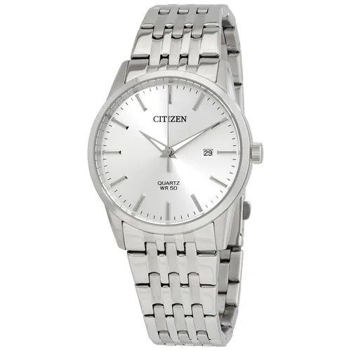 Đồng Hồ Nam Citizen Quartz Silver Dial Stainless Steel Men's Watch BI5000-87A Màu Bạc