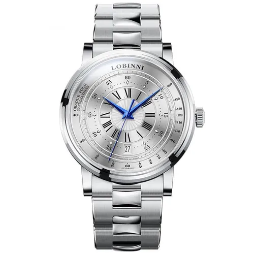 Đồng Hồ Nam Lobinni LB1018G-T3 Màu Bạc