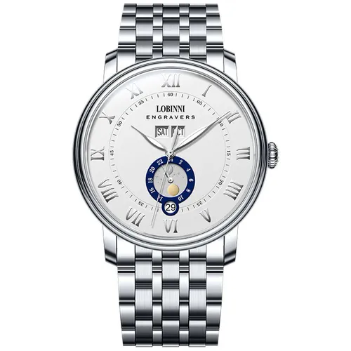 Đồng Hồ Nam Lobinni LB11025G-T3 Màu Bạc