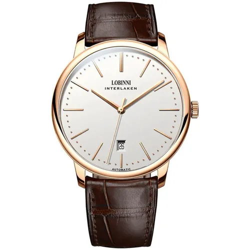 Đồng Hồ Nam Lobinni LB12028G-D3 Màu Nâu Vàng