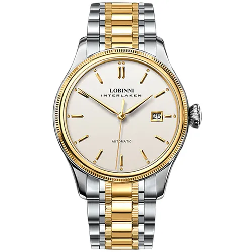 Đồng Hồ Nam Lobinni LB9021G-T2 Màu Bạc Vàng