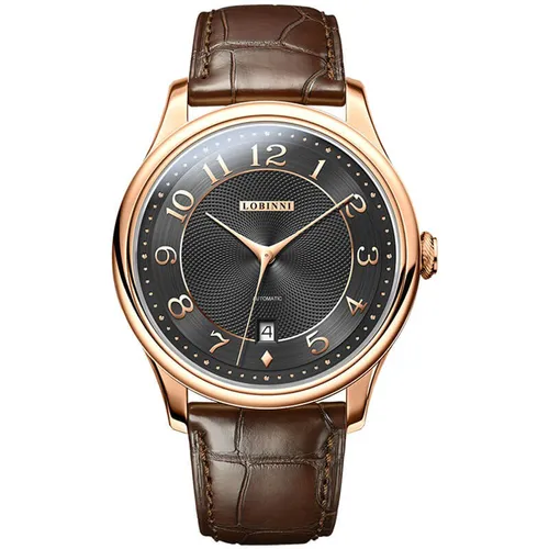 Đồng Hồ Nam Lobinni LB9230G-D3 Màu Nâu Vàng