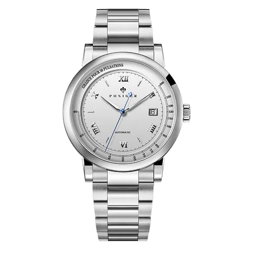 Đồng Hồ Nam Poniger P305G-T3 Màu Bạc