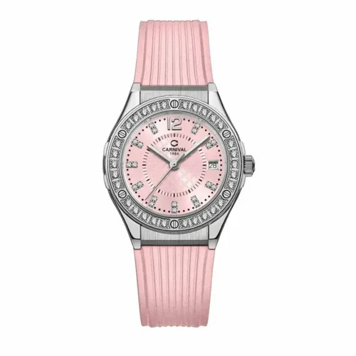 Đồng Hồ Nữ Carnival 34mm 8173L2-VT-DCS-H Màu Hồng