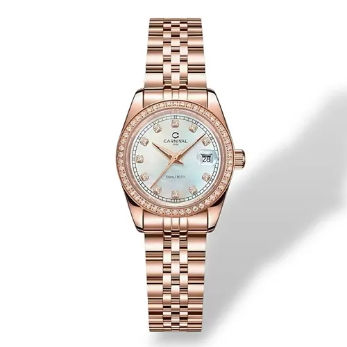 Đồng Hồ Nữ Carnival 8131L2-VH-TK&nbsp;Màu Vàng Hồng