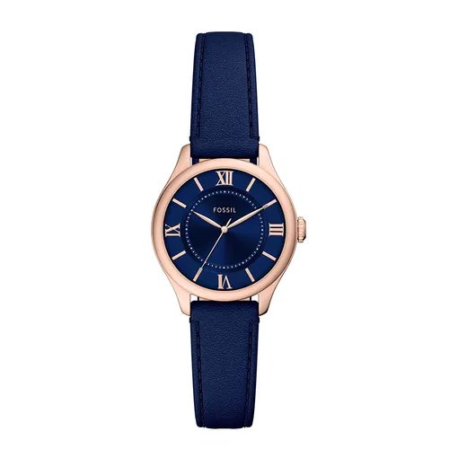 Đồng Hồ Nữ Fossil Gilmore Leather Watch ES5424 Màu Xanh Navy
