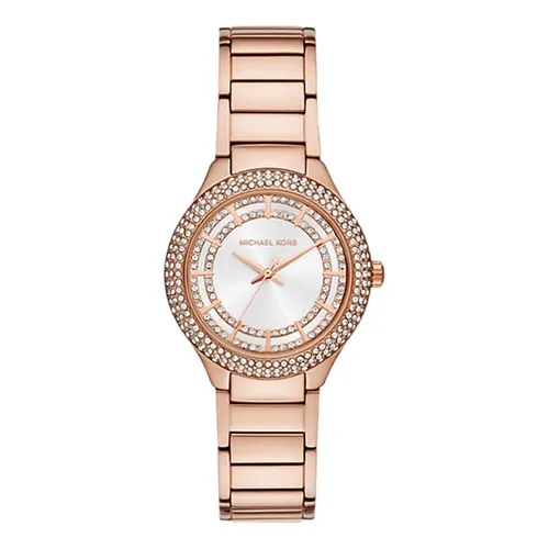 Đồng Hồ Nữ Michael Kors MK Mini Sylvia Pavé Rose Gold Tone Watch MK4942 Màu Vàng Hồng