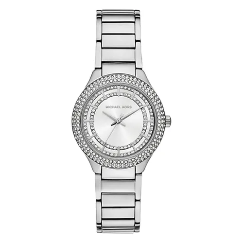 Đồng Hồ Nữ Michael Kors MK Mini Sylvia Pavé Silver Tone Watch MK4943 Màu Bạc