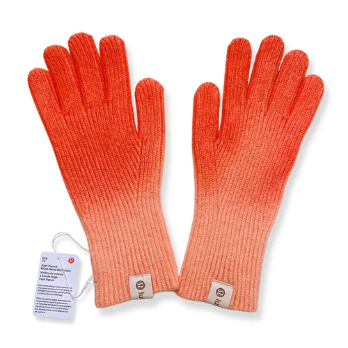 Găng Tay Unisex Lululemon Mandarin Gradient Màu Đỏ Cam