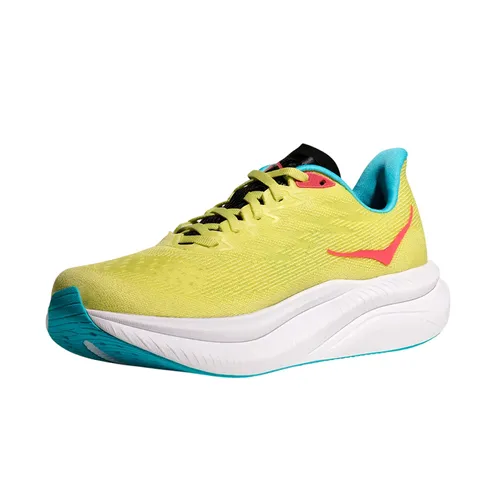 Giày Thể Thao Nam Hoka Mach 6 Running Shoes 1147790-YZC Màu Vàng Chanh Size 7.5 US