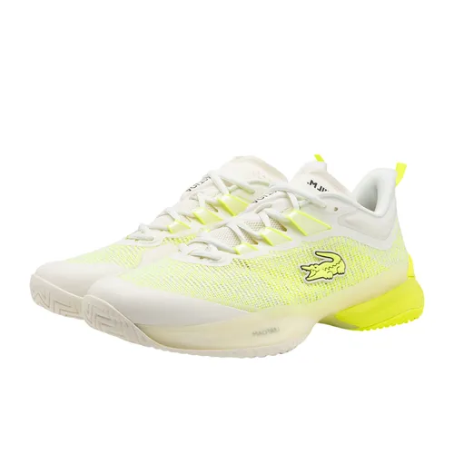 Giày Thể Thao Nam Lacoste AG-LT23 Ultra x Daniil Medvedev Tennis Shoes 50SMA0010 OFF WHT/YLW HT3 Màu Trắng/Vàng Size 40.5