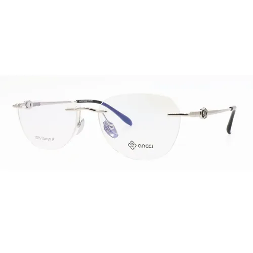 Gọng Kính Nữ Ancci AC53103 C2 Màu Bạc - Đen