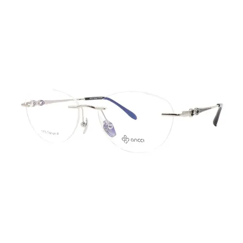 Gọng Kính Nữ Ancci AC53104 C2 Màu Đen - Bạc
