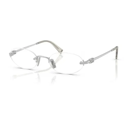 Gọng Kính Nữ Miu Miu 0MU53WV 1BC1O153 Màu Bạc