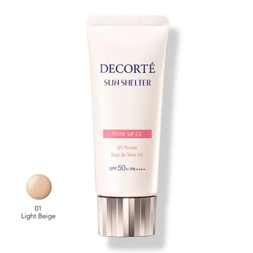 Kem Chống Nắng Decorté Tone Up CC Cream UV Primer Màu 01 Light Beige (SPF50+/PA ++++) 32ml