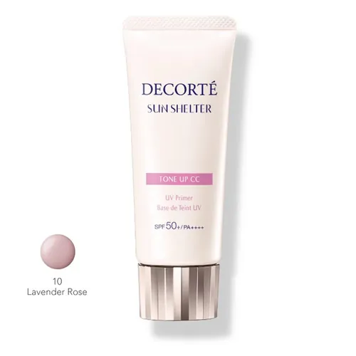 Kem Chống Nắng Decorté Tone Up CC Cream UV Primer (SPF50+/PA ++++) Màu 10 Lavender Rose, 32ml